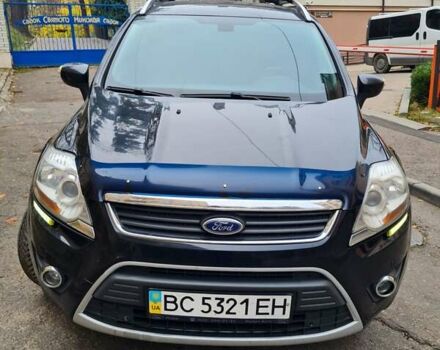 Черный Форд Куга, объемом двигателя 2 л и пробегом 191 тыс. км за 11200 $, фото 1 на Automoto.ua
