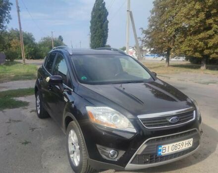 Черный Форд Куга, объемом двигателя 2 л и пробегом 221 тыс. км за 11000 $, фото 1 на Automoto.ua