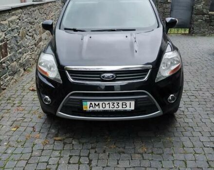 Черный Форд Куга, объемом двигателя 2 л и пробегом 101 тыс. км за 12500 $, фото 1 на Automoto.ua