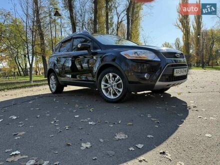 Черный Форд Куга, объемом двигателя 2 л и пробегом 195 тыс. км за 10150 $, фото 1 на Automoto.ua