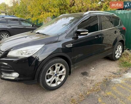Черный Форд Куга, объемом двигателя 2 л и пробегом 222 тыс. км за 11599 $, фото 1 на Automoto.ua