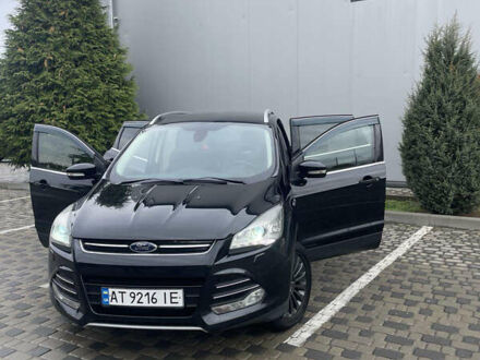 Черный Форд Куга, объемом двигателя 2 л и пробегом 172 тыс. км за 13500 $, фото 1 на Automoto.ua