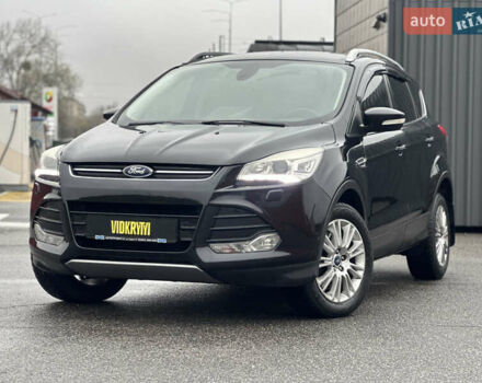 Черный Форд Куга, объемом двигателя 2 л и пробегом 155 тыс. км за 14500 $, фото 1 на Automoto.ua