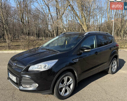 Черный Форд Куга, объемом двигателя 2 л и пробегом 125 тыс. км за 14300 $, фото 1 на Automoto.ua