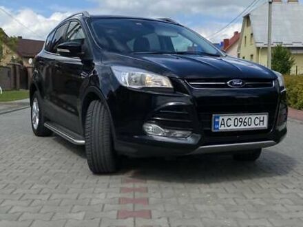 Черный Форд Куга, объемом двигателя 2 л и пробегом 198 тыс. км за 12499 $, фото 1 на Automoto.ua