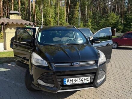 Черный Форд Куга, объемом двигателя 2 л и пробегом 154 тыс. км за 10800 $, фото 1 на Automoto.ua