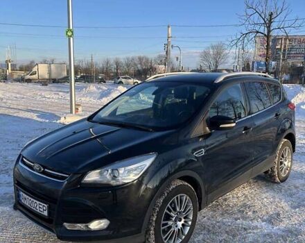 Черный Форд Куга, объемом двигателя 2 л и пробегом 228 тыс. км за 11900 $, фото 1 на Automoto.ua