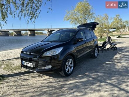 Черный Форд Куга, объемом двигателя 2 л и пробегом 126 тыс. км за 13800 $, фото 1 на Automoto.ua