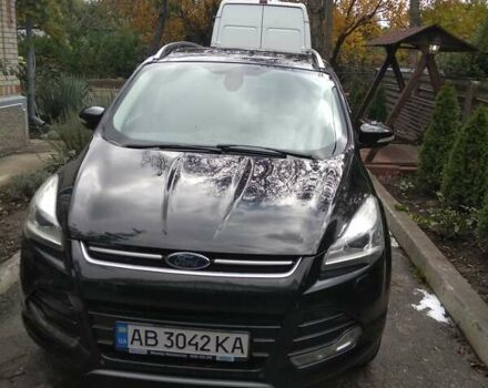 Черный Форд Куга, объемом двигателя 2 л и пробегом 198 тыс. км за 13300 $, фото 1 на Automoto.ua