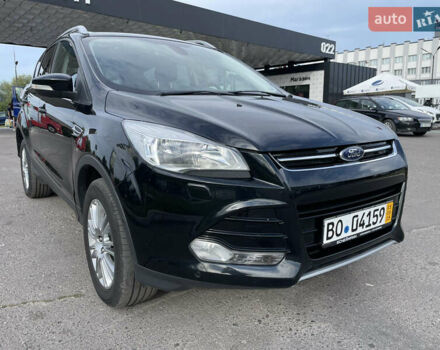 Черный Форд Куга, объемом двигателя 2 л и пробегом 164 тыс. км за 13990 $, фото 1 на Automoto.ua