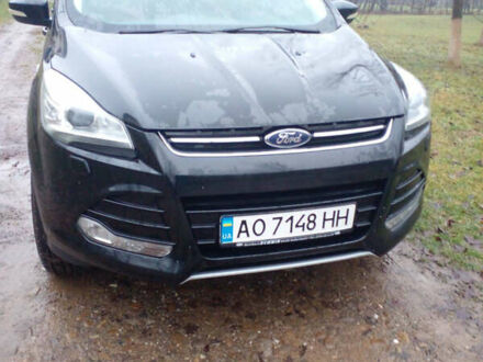 Черный Форд Куга, объемом двигателя 2 л и пробегом 231 тыс. км за 14500 $, фото 1 на Automoto.ua