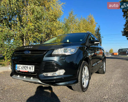 Черный Форд Куга, объемом двигателя 2 л и пробегом 217 тыс. км за 16999 $, фото 1 на Automoto.ua