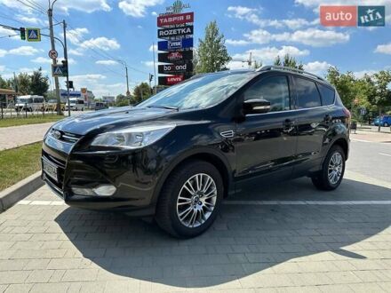 Форд Куга 2014 в Новоукраинке на Automoto.ua Черный Форд Куга, объемом двигателя 2 л и пробегом 200 тыс. км за 15000 $, фото 1 на Automoto.ua