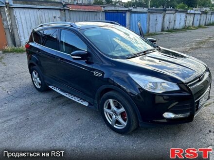 Черный Форд Куга, объемом двигателя 2 л и пробегом 160 тыс. км за 13200 $, фото 1 на Automoto.ua