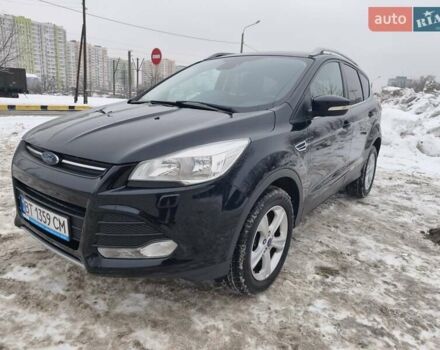 Черный Форд Куга, объемом двигателя 2 л и пробегом 100 тыс. км за 13700 $, фото 1 на Automoto.ua