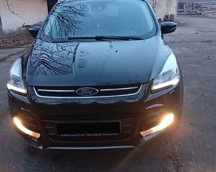 Черный Форд Куга, объемом двигателя 2 л и пробегом 216 тыс. км за 13500 $, фото 1 на Automoto.ua