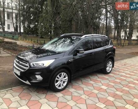Черный Форд Куга, объемом двигателя 2 л и пробегом 159 тыс. км за 13700 $, фото 1 на Automoto.ua