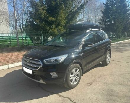 Черный Форд Куга, объемом двигателя 2 л и пробегом 105 тыс. км за 17500 $, фото 1 на Automoto.ua