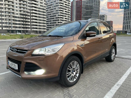 Форд Куга 2013 у Києві на Automoto.ua Коричневий Форд Куга, об'ємом двигуна 2 л та пробігом 117 тис. км за 14699 $, фото 1 на Automoto.ua