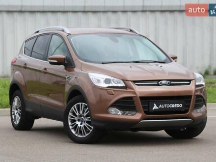 Коричневый Форд Куга, объемом двигателя 2 л и пробегом 104 тыс. км за 14200 $, фото 1 на Automoto.ua