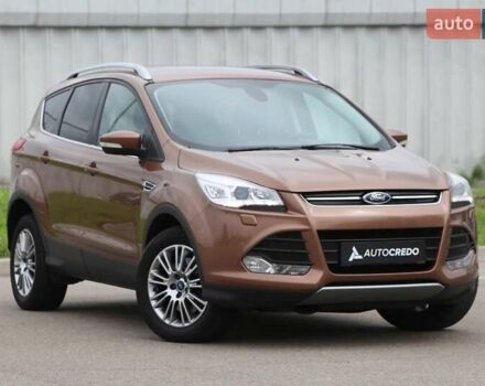Коричневый Форд Куга, объемом двигателя 2 л и пробегом 107 тыс. км за 13200 $, фото 1 на Automoto.ua