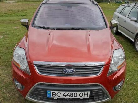 Форд Куга 2008 в Самборе на Automoto.ua Красный Форд Куга, объемом двигателя 2 л и пробегом 188 тыс. км за 11100 $, фото 1 на Automoto.ua