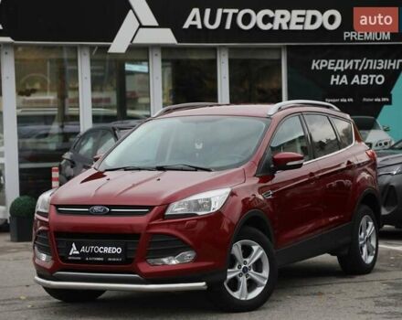 Красный Форд Куга, объемом двигателя 2 л и пробегом 146 тыс. км за 15000 $, фото 1 на Automoto.ua