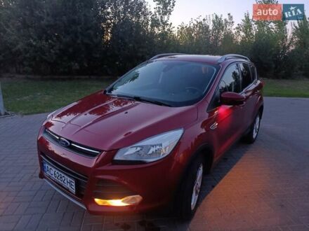 Красный Форд Куга, объемом двигателя 2 л и пробегом 140 тыс. км за 15000 $, фото 1 на Automoto.ua