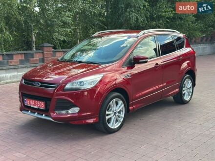 Червоний Форд Куга, об'ємом двигуна 2 л та пробігом 218 тис. км за 14300 $, фото 1 на Automoto.ua