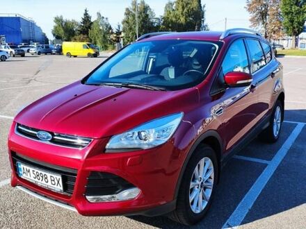 Форд Куга 2016 в Житомире на Automoto.ua Красный Форд Куга, объемом двигателя 2 л и пробегом 55 тыс. км за 18300 $, фото 1 на Automoto.ua