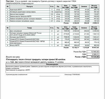 Форд Куга, объемом двигателя 2 л и пробегом 130 тыс. км за 14200 $, фото 5 на Automoto.ua