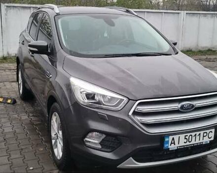 Серый Форд Куга, объемом двигателя 1.5 л и пробегом 101 тыс. км за 18200 $, фото 1 на Automoto.ua