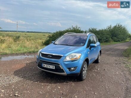 Синий Форд Куга, объемом двигателя 2 л и пробегом 255 тыс. км за 9500 $, фото 1 на Automoto.ua