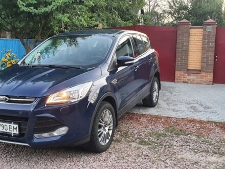 Синий Форд Куга, объемом двигателя 2 л и пробегом 213 тыс. км за 13650 $, фото 1 на Automoto.ua