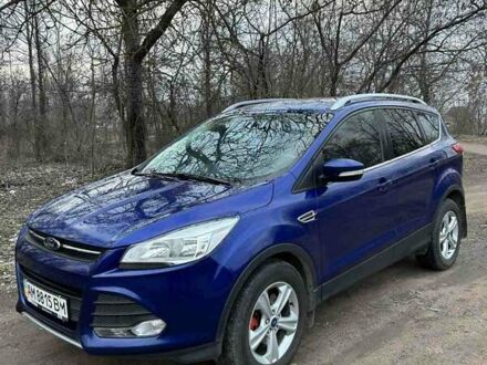 Синій Форд Куга, об'ємом двигуна 2 л та пробігом 155 тис. км за 15300 $, фото 1 на Automoto.ua