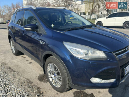 Форд Куга 2013 в Киеве на Automoto.ua Синий Форд Куга, объемом двигателя 2 л и пробегом 132 тыс. км за 12950 $, фото 1 на Automoto.ua