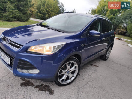 Синій Форд Куга, об'ємом двигуна 2 л та пробігом 242 тис. км за 13500 $, фото 1 на Automoto.ua