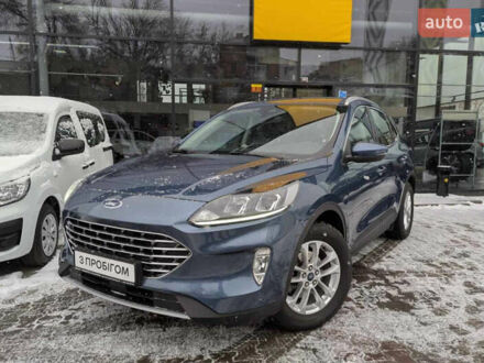 Синий Форд Куга, объемом двигателя 2 л и пробегом 64 тыс. км за 25840 $, фото 1 на Automoto.ua