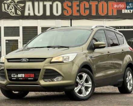 Зеленый Форд Куга, объемом двигателя 2 л и пробегом 157 тыс. км за 12800 $, фото 1 на Automoto.ua