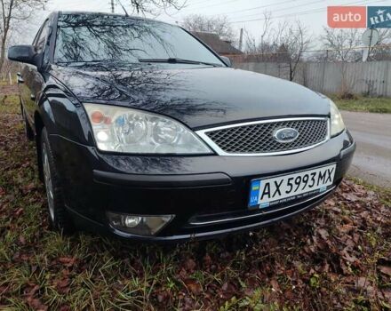Черный Форд Мондео, объемом двигателя 2 л и пробегом 225 тыс. км за 5900 $, фото 1 на Automoto.ua