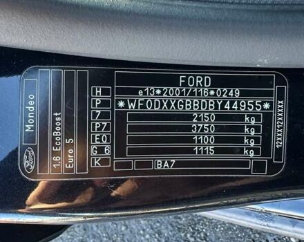 Чорний Форд Мондео, об'ємом двигуна 1.6 л та пробігом 152 тис. км за 5999 $, фото 38 на Automoto.ua