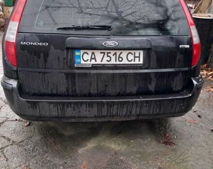 Черный Форд Мондео, объемом двигателя 2 л и пробегом 320 тыс. км за 3900 $, фото 1 на Automoto.ua