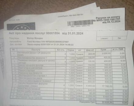 Черный Форд Мондео, объемом двигателя 2 л и пробегом 378 тыс. км за 3000 $, фото 22 на Automoto.ua