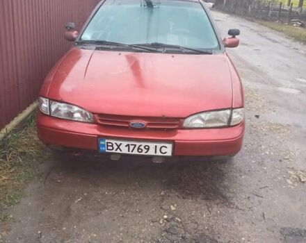 Красный Форд Мондео, объемом двигателя 1.8 л и пробегом 200 тыс. км за 1500 $, фото 1 на Automoto.ua