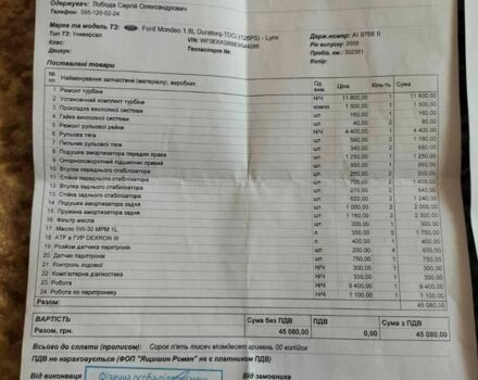 Серый Форд Мондео, объемом двигателя 0 л и пробегом 334 тыс. км за 5300 $, фото 14 на Automoto.ua