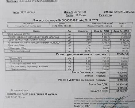 Сірий Форд Мондео, об'ємом двигуна 2.3 л та пробігом 110 тис. км за 6300 $, фото 1 на Automoto.ua