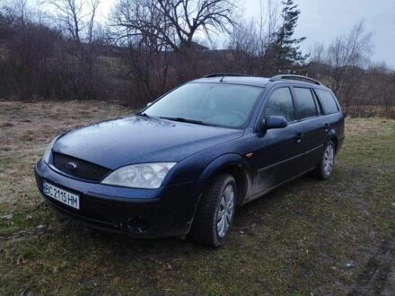 Синий Форд Мондео, объемом двигателя 2 л и пробегом 340 тыс. км за 2500 $, фото 1 на Automoto.ua