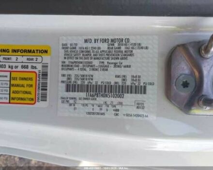 Білий Форд Мустанг, об'ємом двигуна 2.3 л та пробігом 88 тис. км за 7000 $, фото 8 на Automoto.ua