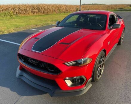 Красный Форд Мустанг, объемом двигателя 5 л и пробегом 11 тыс. км за 75000 $, фото 2 на Automoto.ua