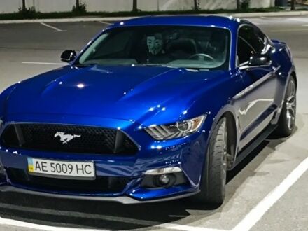 Форд Мустанг 2015 в Синельниковом на Automoto.ua Синий Форд Мустанг, объемом двигателя 2.3 л и пробегом 53 тыс. км за 17777 $, фото 1 на Automoto.ua